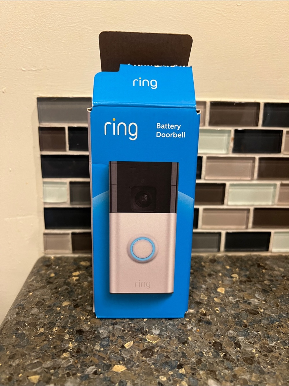 NEW NIB Ring Battery Doorbell — Silver